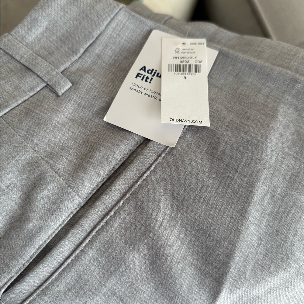 Old Navy Gray Women's Wide-Leg Pants - Picture 4 of 6